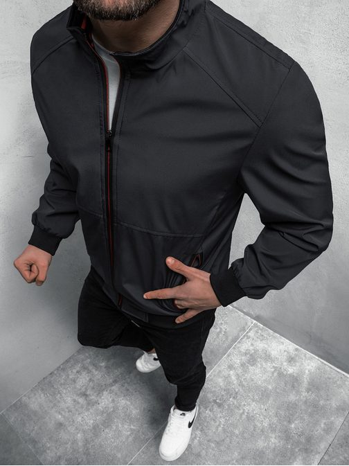Modna jakna v črni barvi N/6782