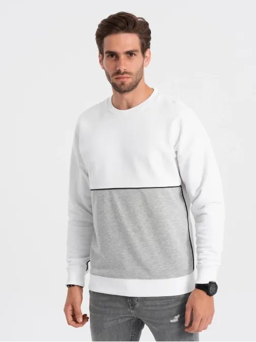 Moška majica v kontrastni barvni kombinaciji V1 B1673