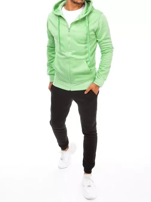 Svetlo zeleno-črna trenirka