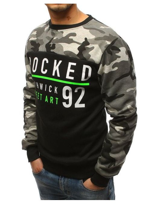 Army črn pulover ROCKED 92