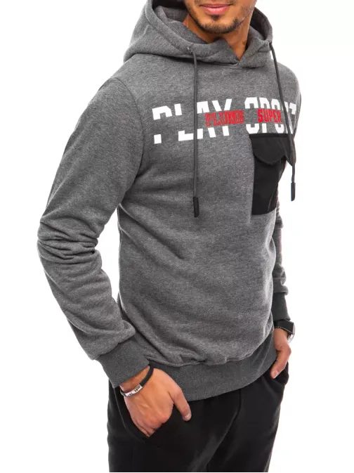 Originalen pulover v temno sivi barvi