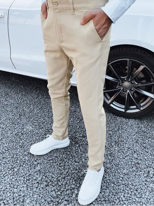 Trendovske bež moške hlače