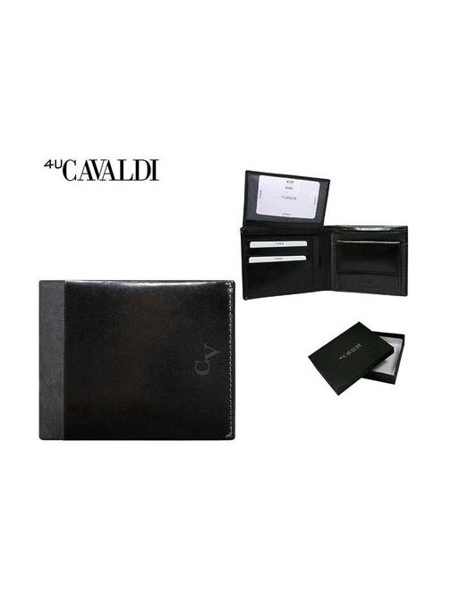 Moderna črna denarnica Cavaldi