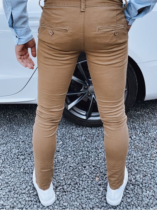 Stilske camel moške hlače
