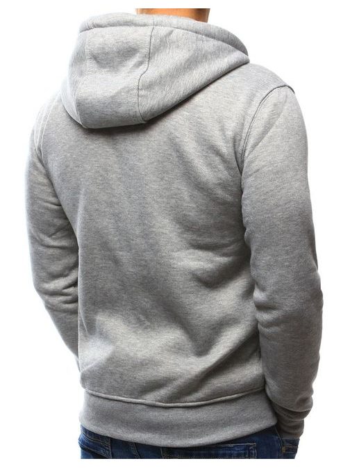 Preprost siv pulover