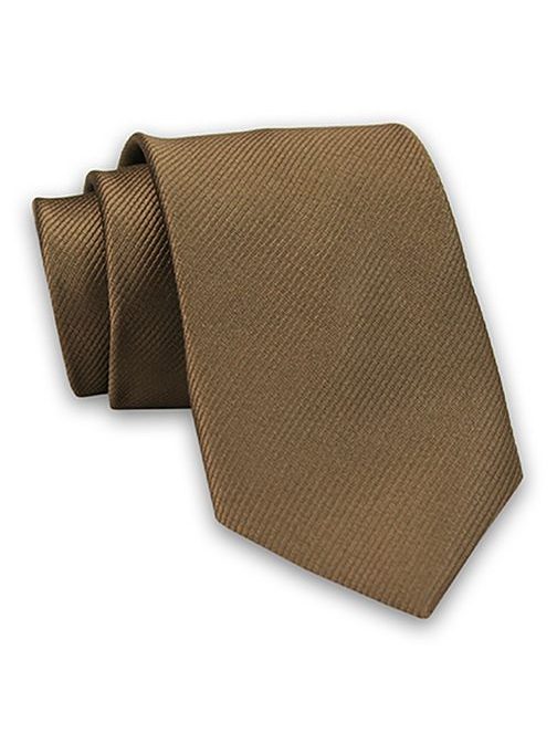 Rjava črtasta moška kravata