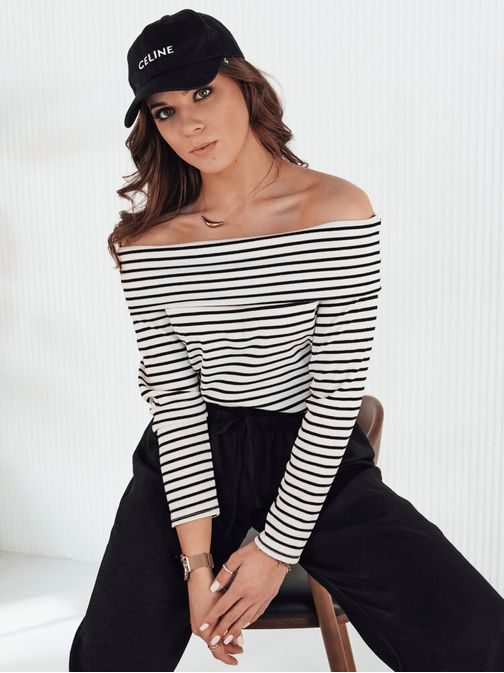 Unikatna ženska črna bluza Tesso