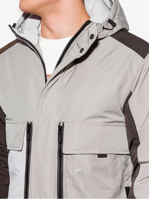 Bež zimska jakna originalnega dizajna C460