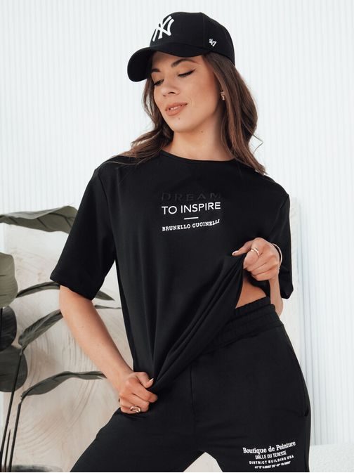 Ženska elegantna črna trenirka Sipan