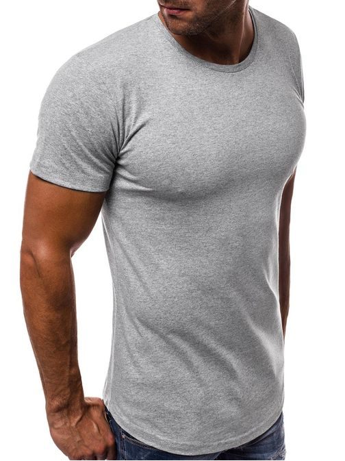 Podaljšana siva moška majica O/1207