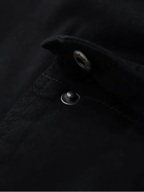 Edinstvene črne hlače z žepi V4 SRCG-0190