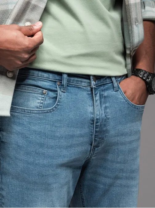 Modre moške kavbojke V2 PADP-0217