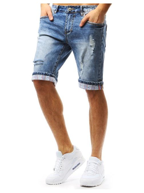 Modre kratke hlače edinstvenega dizajna