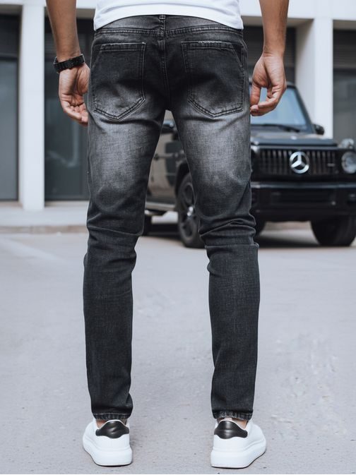 Originalne črne kavbojke z odrgninami