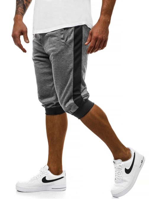 Originalne moške kratke hlače v grafit barvi JS/81027