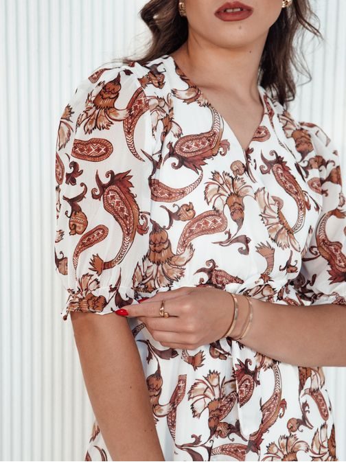 Zanimiva bela obleka Celestia