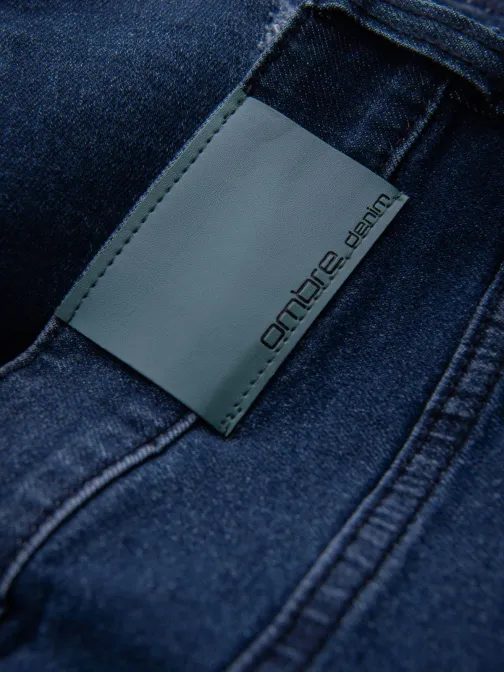 Modne modre jeans kratke hlače V3 SRDS-0146