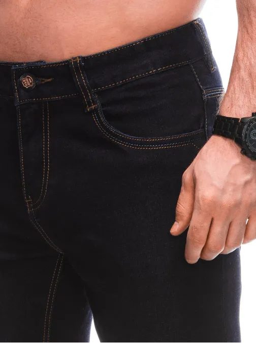 Temno modre kavbojke edinstvenega dizajna P1463