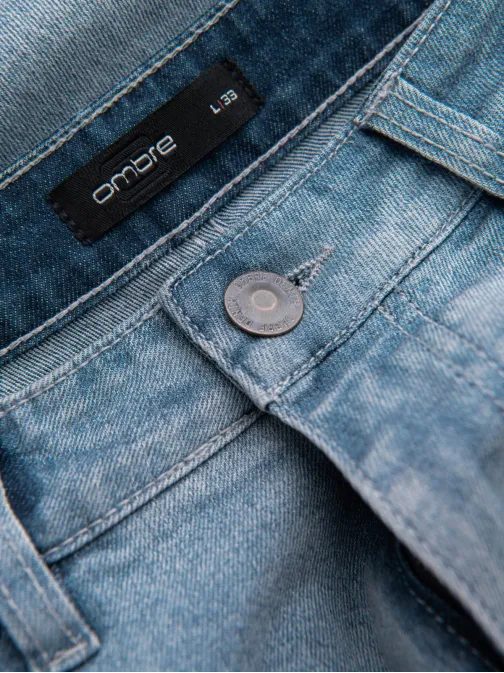 Osnovne modre jeans kratke hlače V1 SRDS-0145