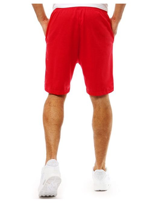 Udobne rdeče moške kratke hlače