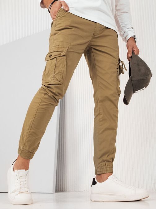 Modne cargo camel jogger hlače