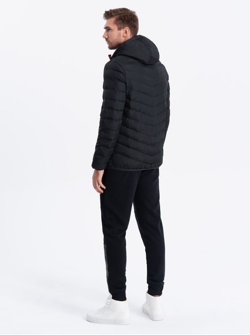 Črna prehodna moška jakna V2 OM-JALP-0118