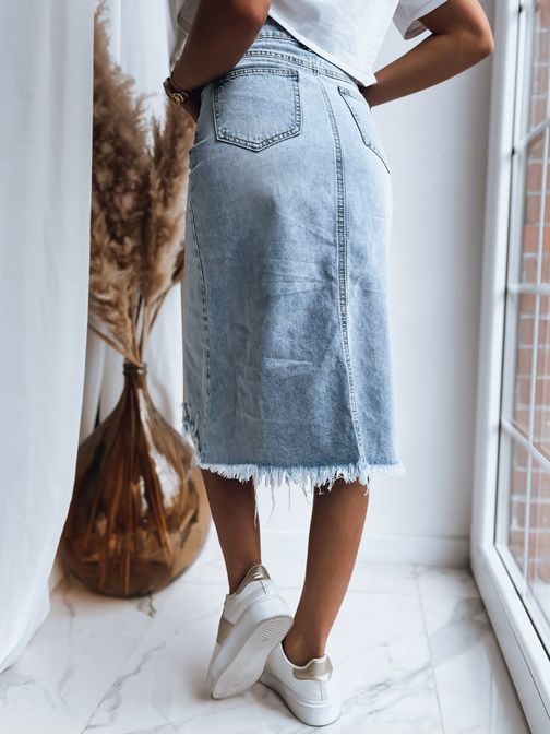 Midi denim modro krilo Stellis