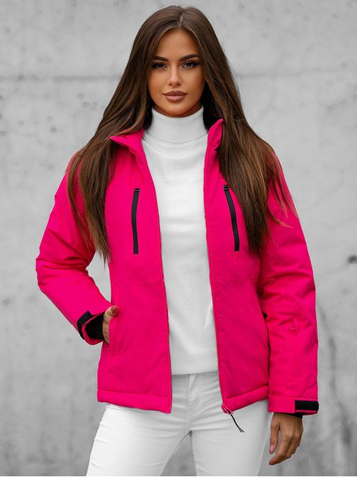 Rožnata prijetna ženska zimska bunda JS/HH012/28Z