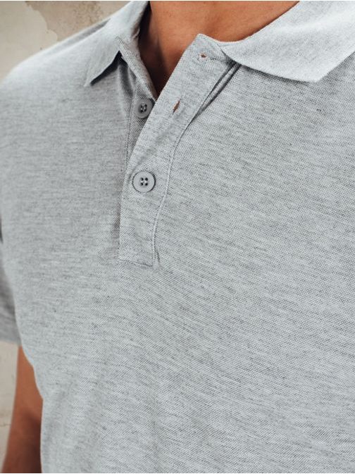 Svetlo siva trendovska polo majica