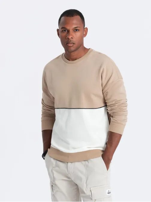 Nenavadna jopa v bež barvi V2 OM-SSNZ-0130