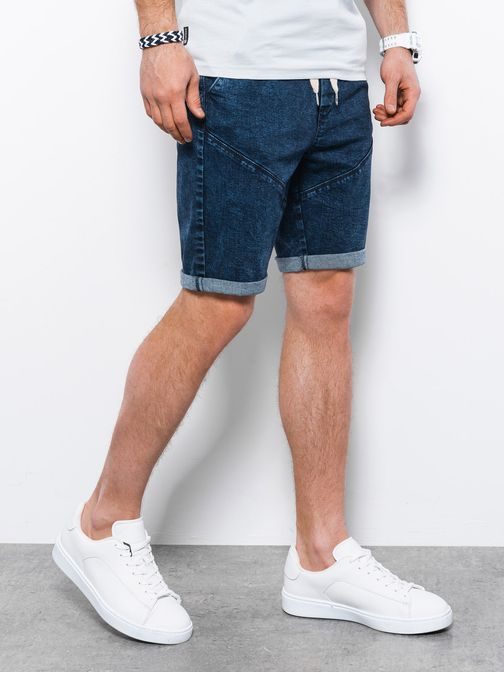 Stilske temne jeans kratke hlače W361