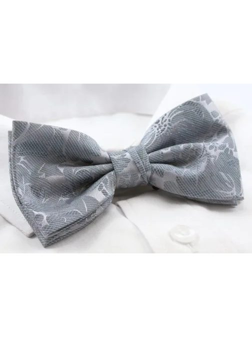 Siva moška metuljčka s cvetličnim vzorcem