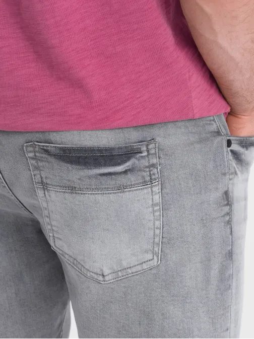 Osnovne sive jeans kratke hlače  V2 SRDS-0145
