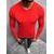 Rdeč preprost pulover TMK/YY03/5Z