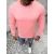 Udoben svetlo rožnat pulover JS/2001-10Z