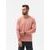 Udoben pulover v rožnati barvi B1153