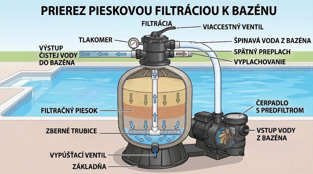 fungovanie pieskovej filtrácie