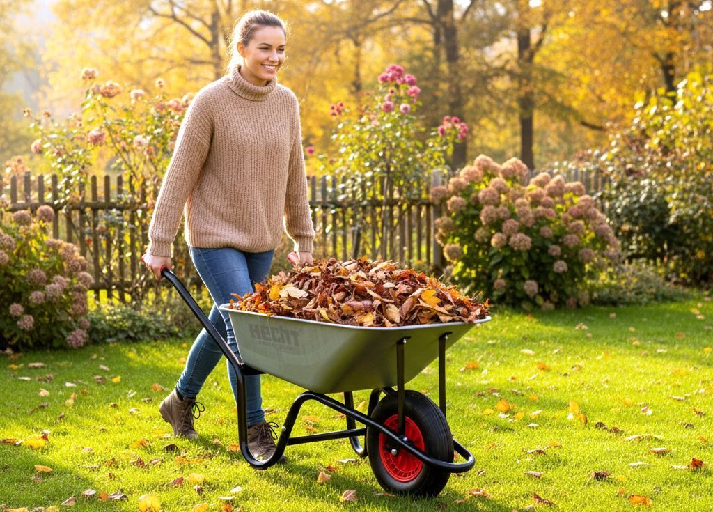 fúrik hecht naplnený lístím