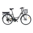 Elektrobicykel HECHT PRIME GREY