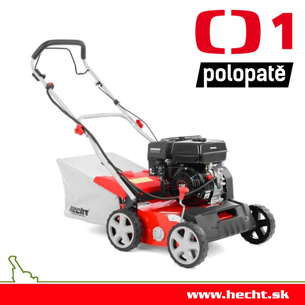 Benzínový prevzdušňovač HECHT 5645 v programe POLOPATE na ČT1