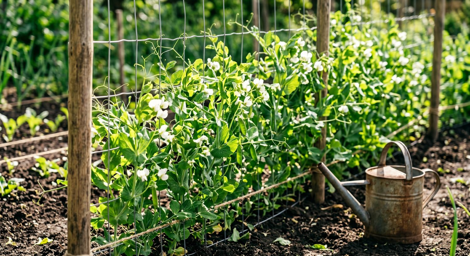 opora pri pestovaní hrášku