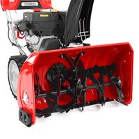 Pracovný záber 81 cm snežnej frézy HECHT 9334 SQ