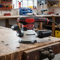 Excentrická vibračná brúska v dielni HECHT 1768