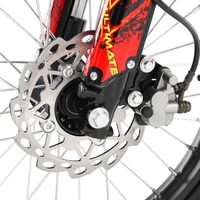 Predná hydraulická kotúčová brzda HECHT 51126 RED