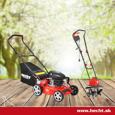 So záhradnými strojmi HECHT vám pôjde robota od ruky, rýchlo a kvalitne