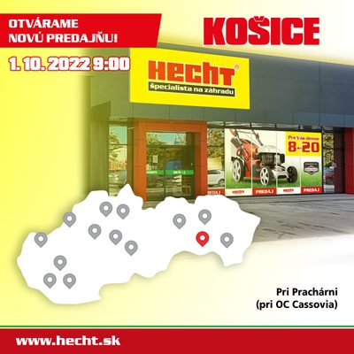 Otvorili sme novú predajňu v Košiciach