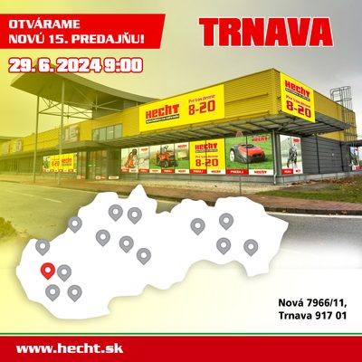 Otvárame novú predajňu v Trnave