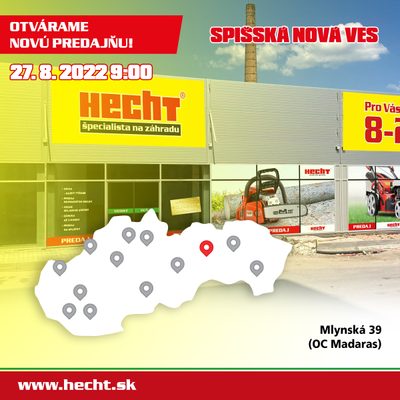 Otvárame novú predajňu v Spišskej Novej Vsi