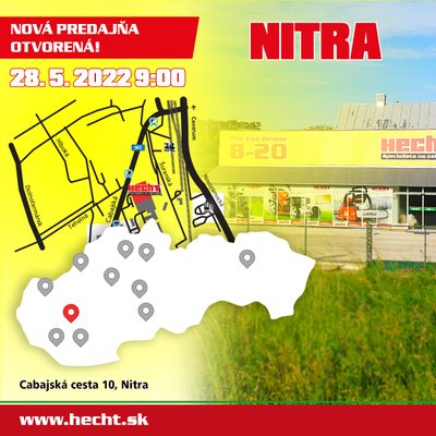 Otvorili sme novú predajňu v Nitre