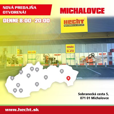 Otvorili sme novú predajňu v Michalovciach